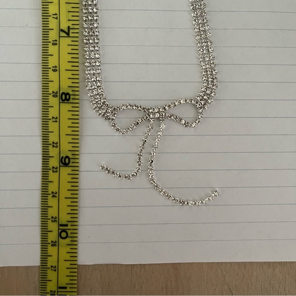 Rhinestone Bow Necklace, Ardene - Picture 3 of 3